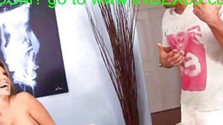 Asain slut gets gangbanged