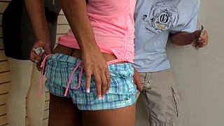 Người nổi tiếng trên mạng xinh đẹp với mái tóc đỏ và bím tóc! Trang phục hầu gái gợi cảm! Mèo không lông và đẹp, ngứa quá khi JB đẩy vào bên trong