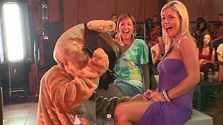 Asian babe gets all the cocks