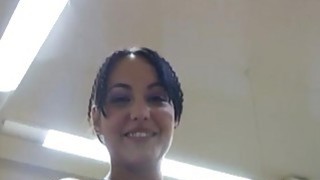 Giày cao gót lụa đen chân dài ngực to