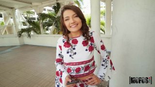 Tender young Thai girl filled with Japan jizz