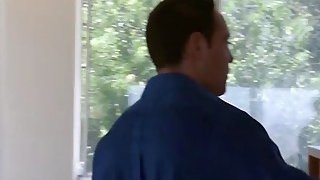 Xxx má kế trong khi đang nói chuyện với sếp